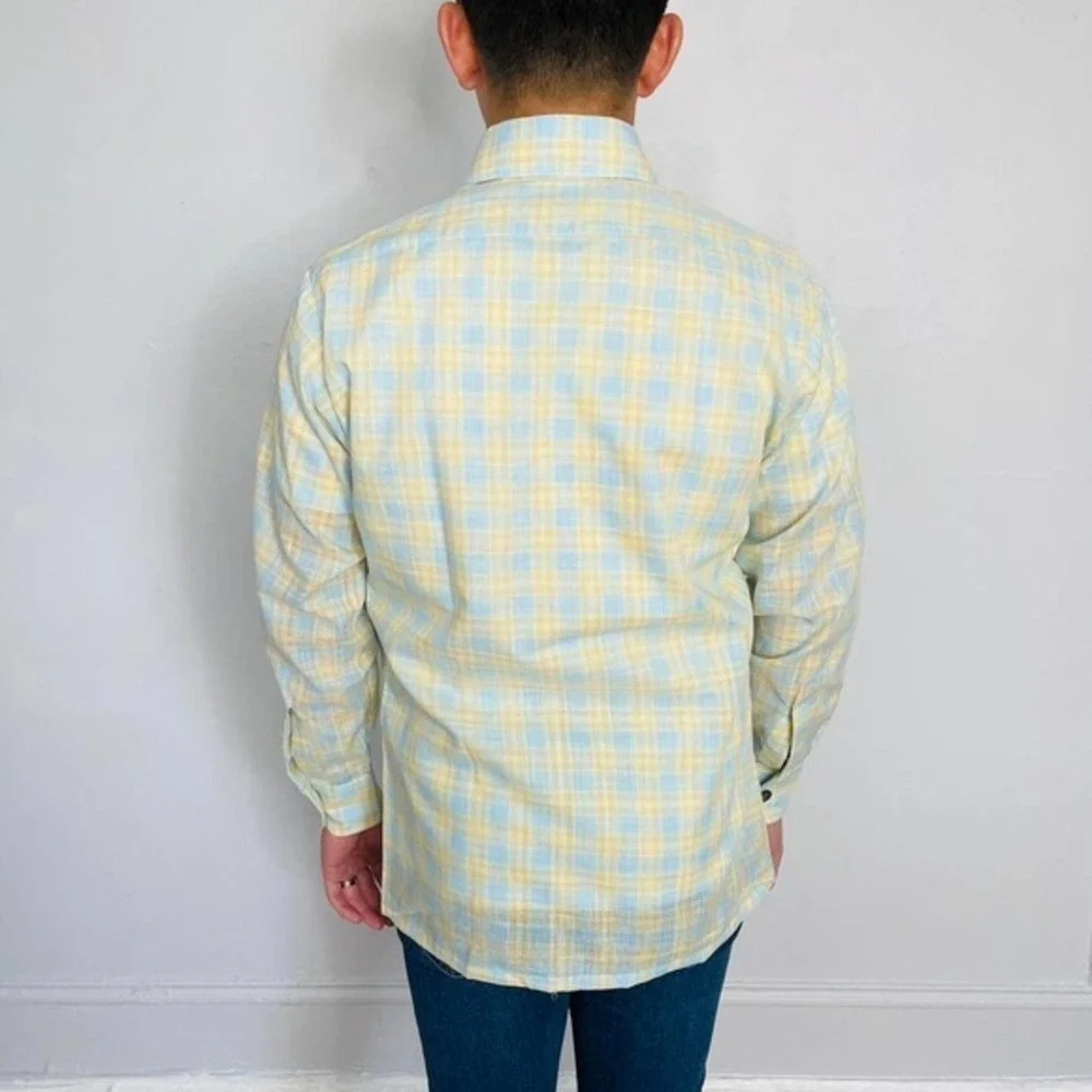 Vintage 70s Brigade‎ Plaid Button Down